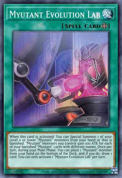 Myutant Evolution Lab - PHRA-EN092 - Ultra Rare - 1st Edition