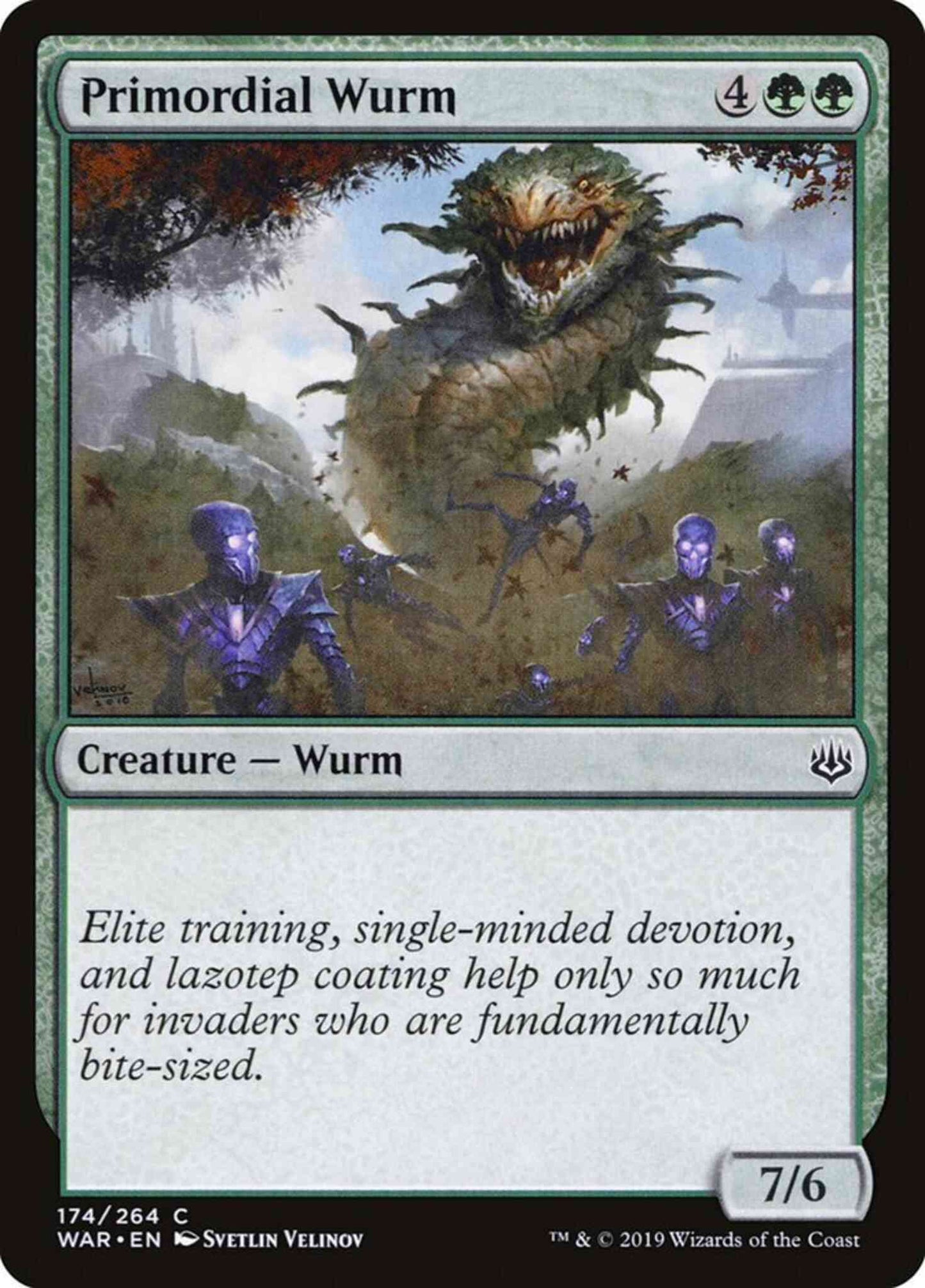 Primordial Wurm [174] [War of the Spark] [Non-Foil]