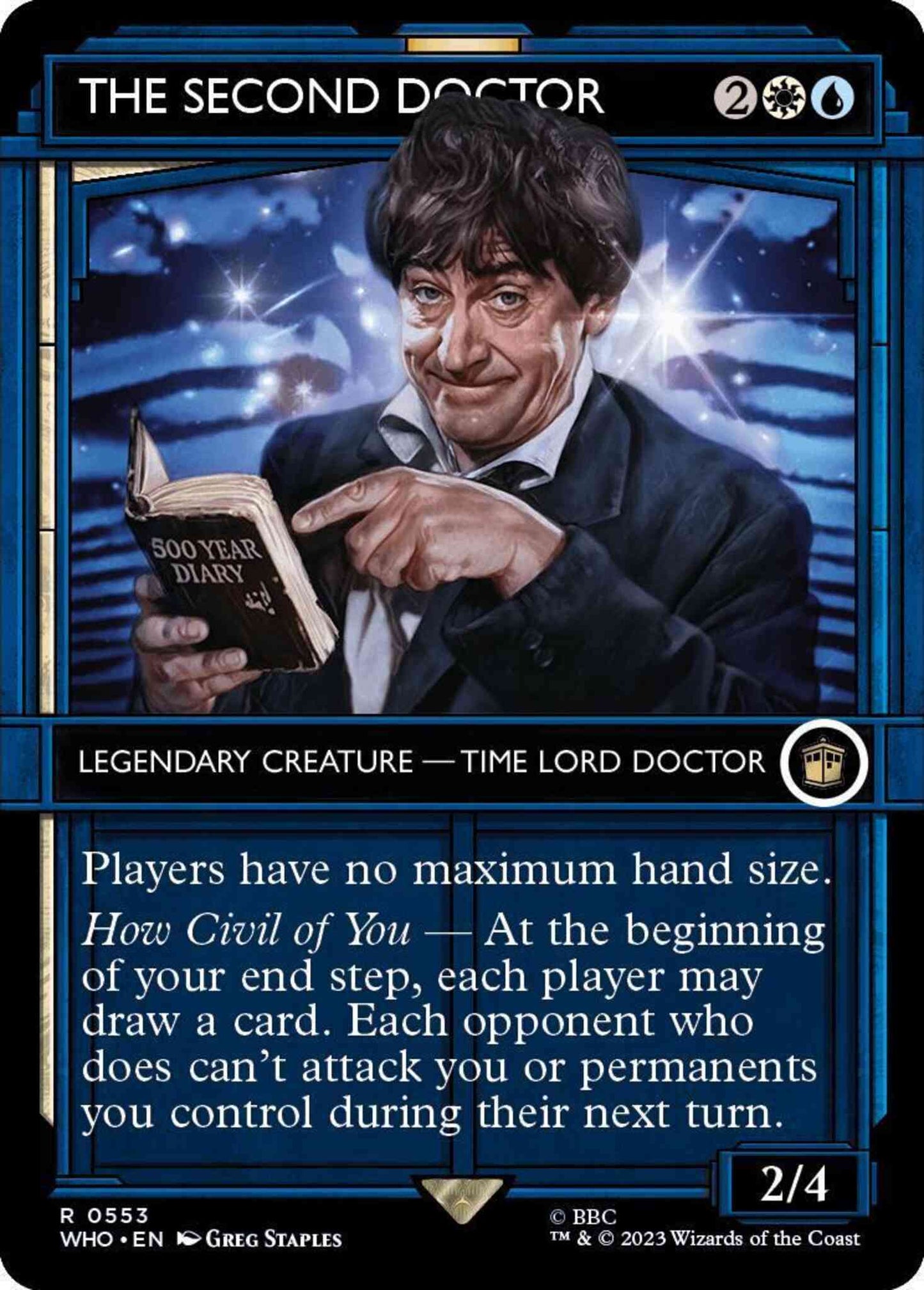 The Second Doctor [553] [TARDIS Showcase] [Universes Beyond: Doctor Who] [Non-Foil]