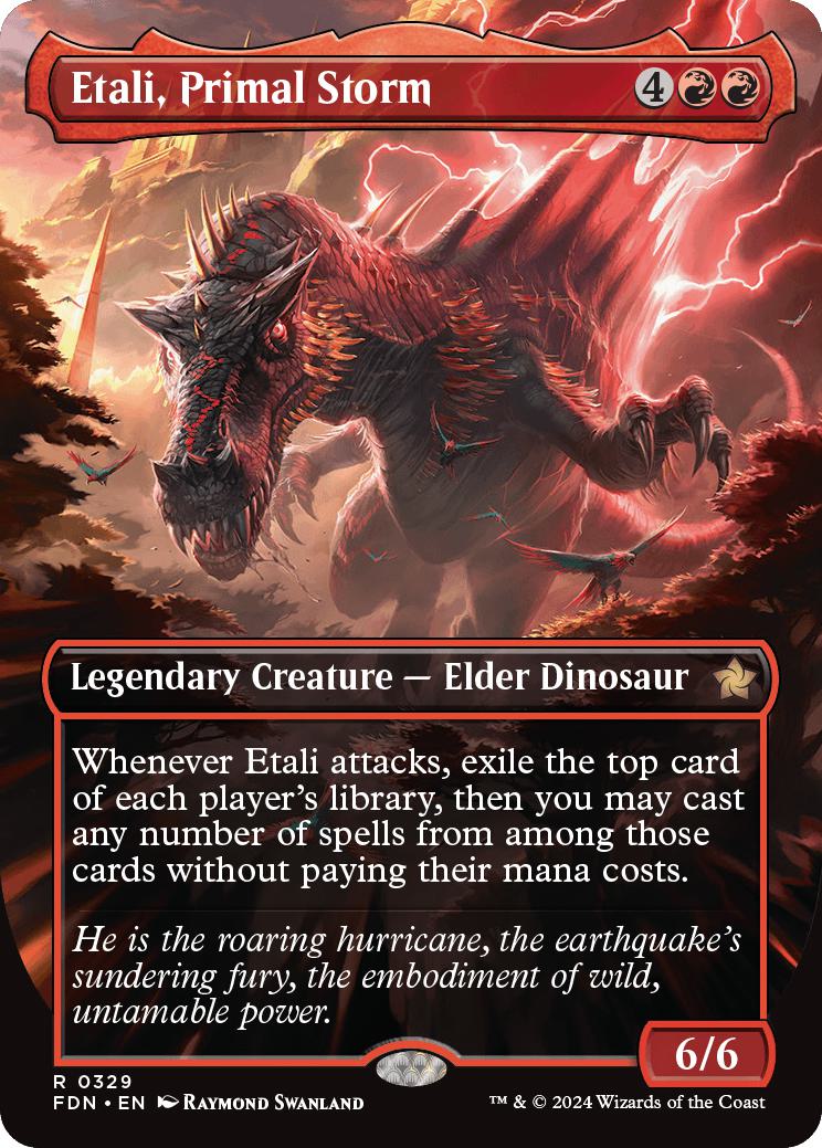 Etali, Primal Storm [329] [Borderless] [Foundations] [Non-Foil]