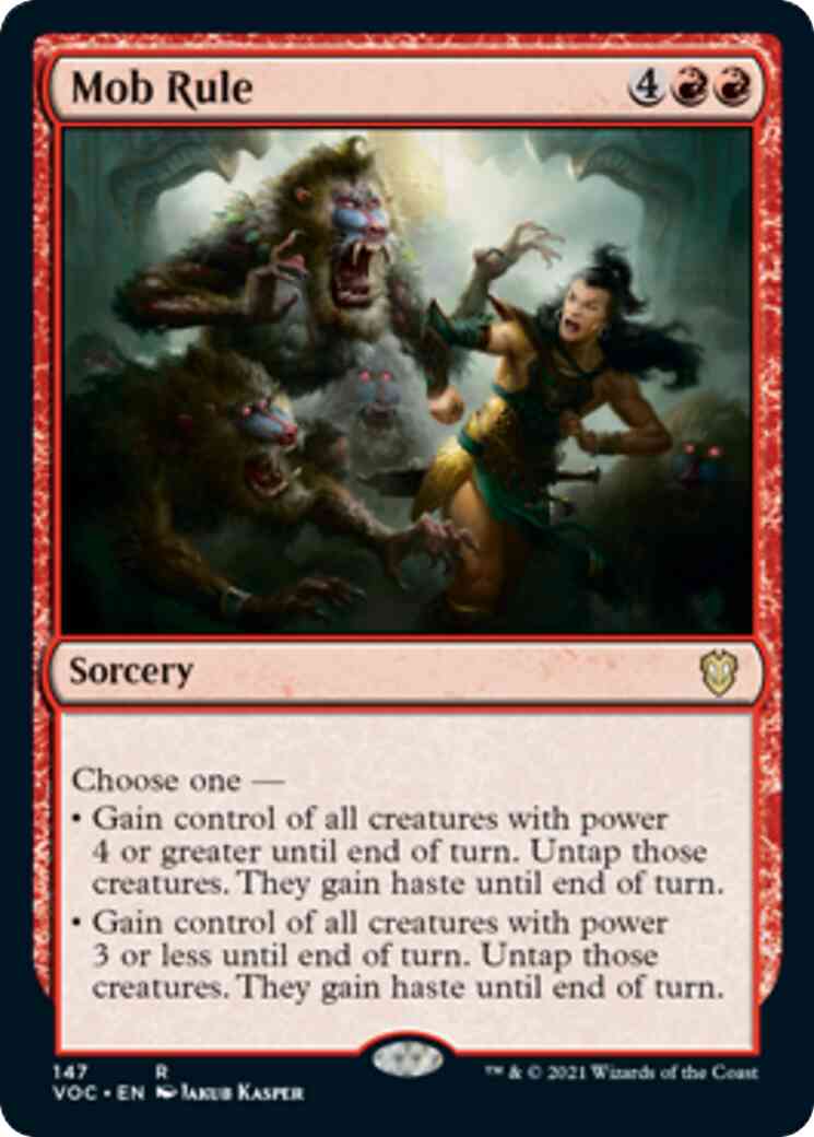Mob Rule [147] [Innistrad: Crimson Vow: Commander] [Non-Foil]