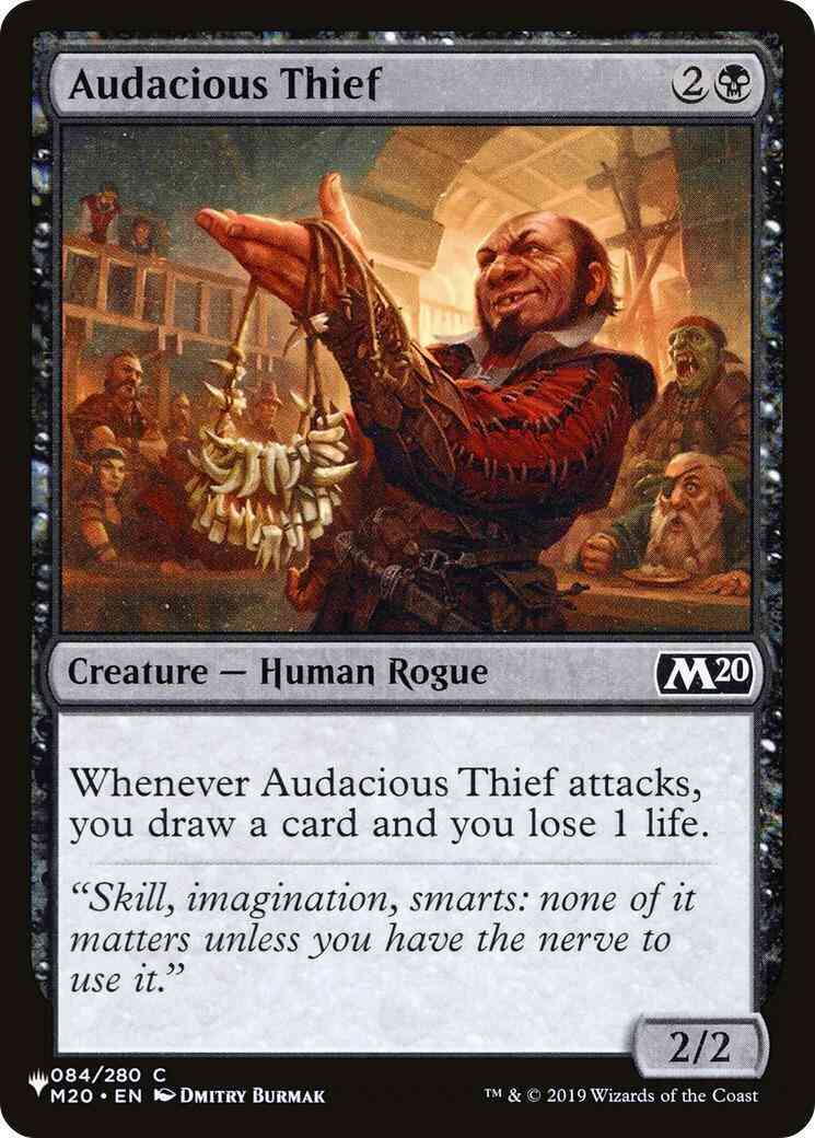 Audacious Thief [M20-84] [The List] [Non-Foil]