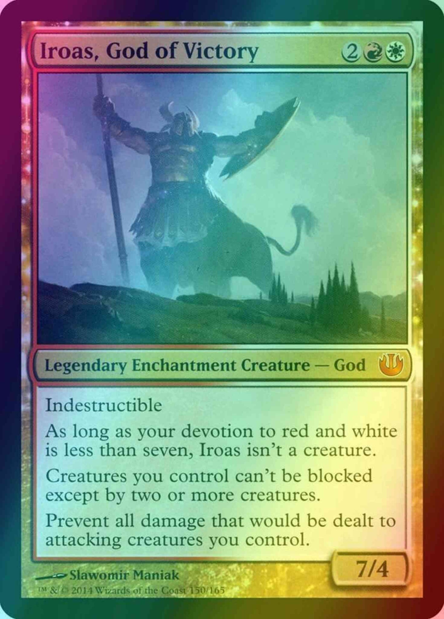 Iroas, God of Victory [150] [Journey into Nyx] [Foil]