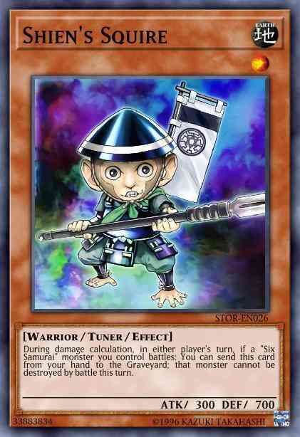 Shien's Squire - STOR-EN026 - Common - 1st Edition
