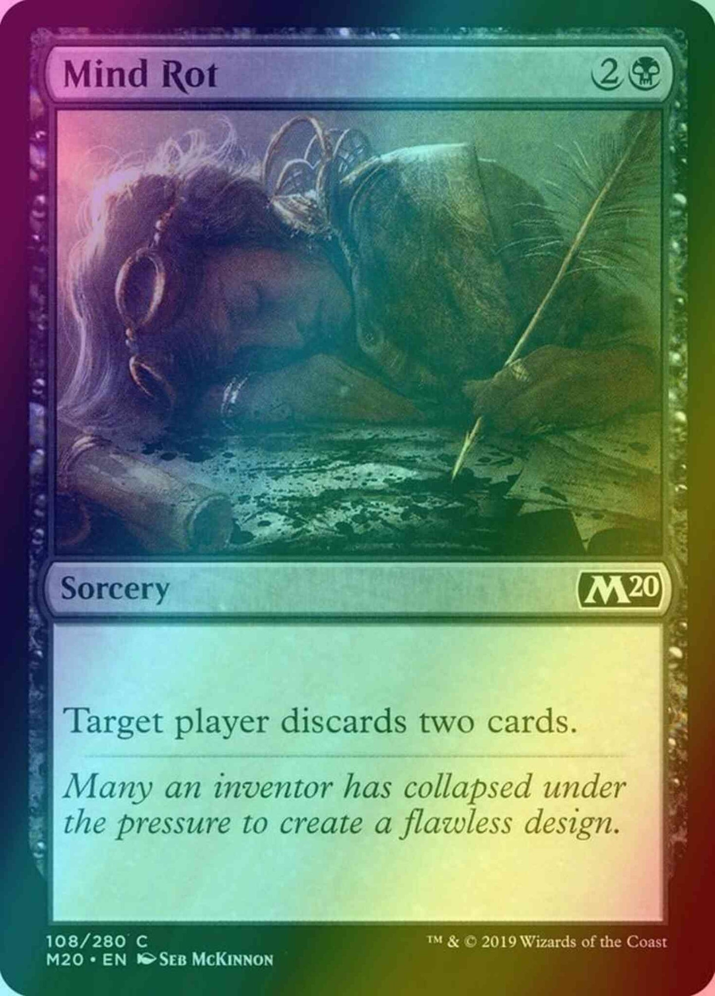Mind Rot [108] [Core Set 2020] [Foil]