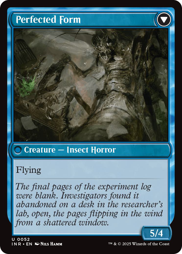 Aberrant Researcher // Perfected Form [52] [Innistrad Remastered] [Non-Foil]