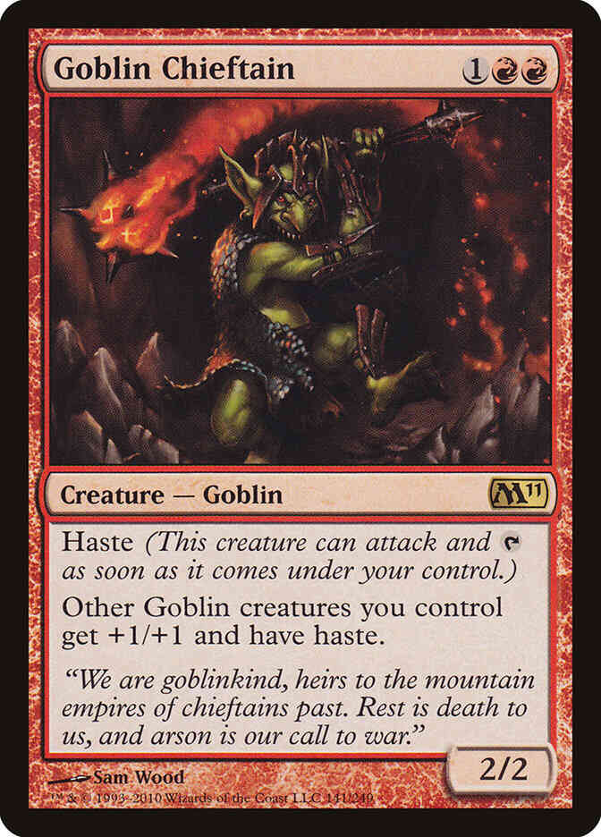 Goblin Chieftain [141] [Magic 2011] [Non-Foil]