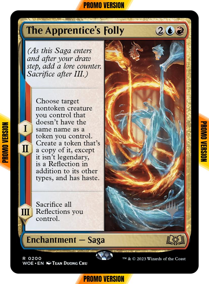 The Apprentice's Folly [200p] [Promo Pack] [Wilds of Eldraine: Promos] [Non-Foil]