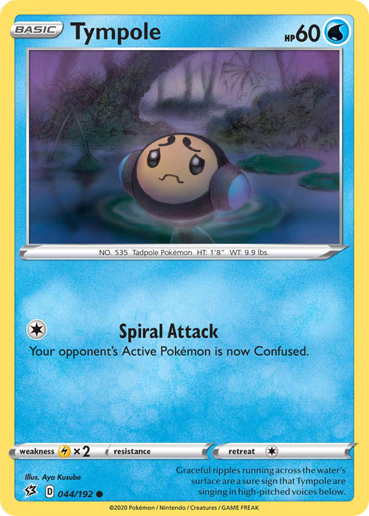 Tympole - 044/192 - Common [swsh2-044] [Reverse Holo]