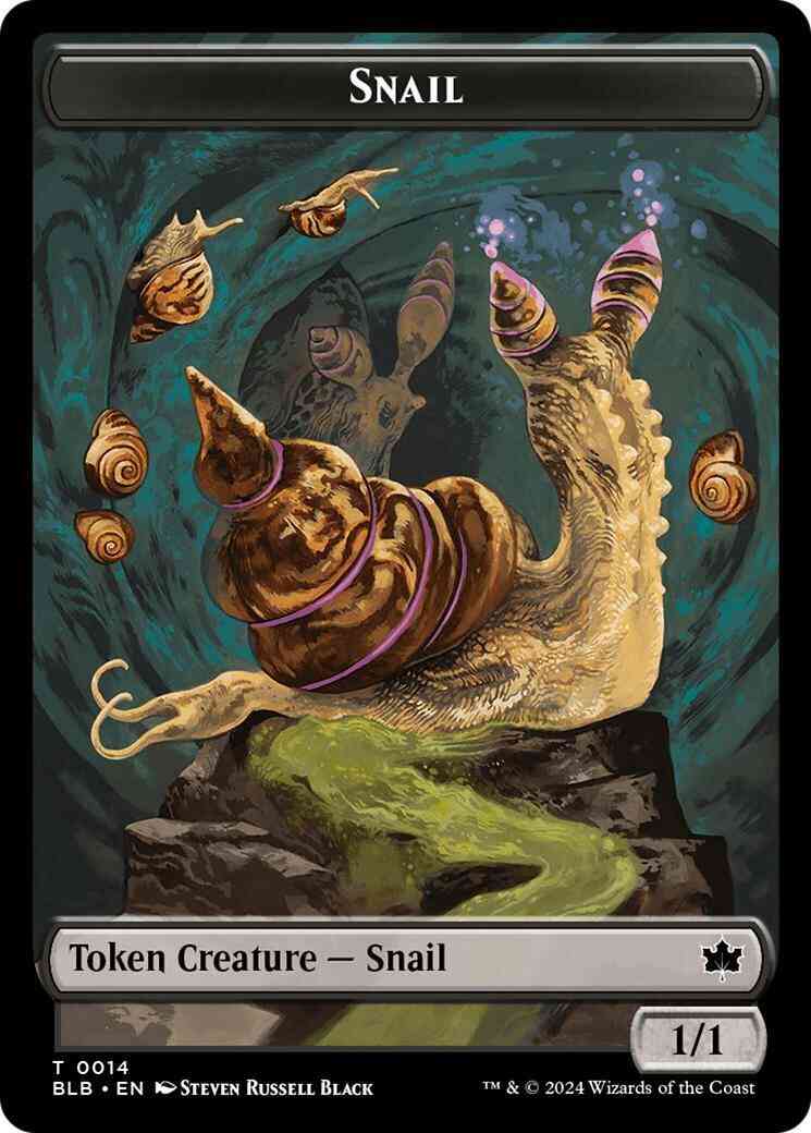 Snail Token [14] [Bloomburrow: Tokens] [Non-Foil]