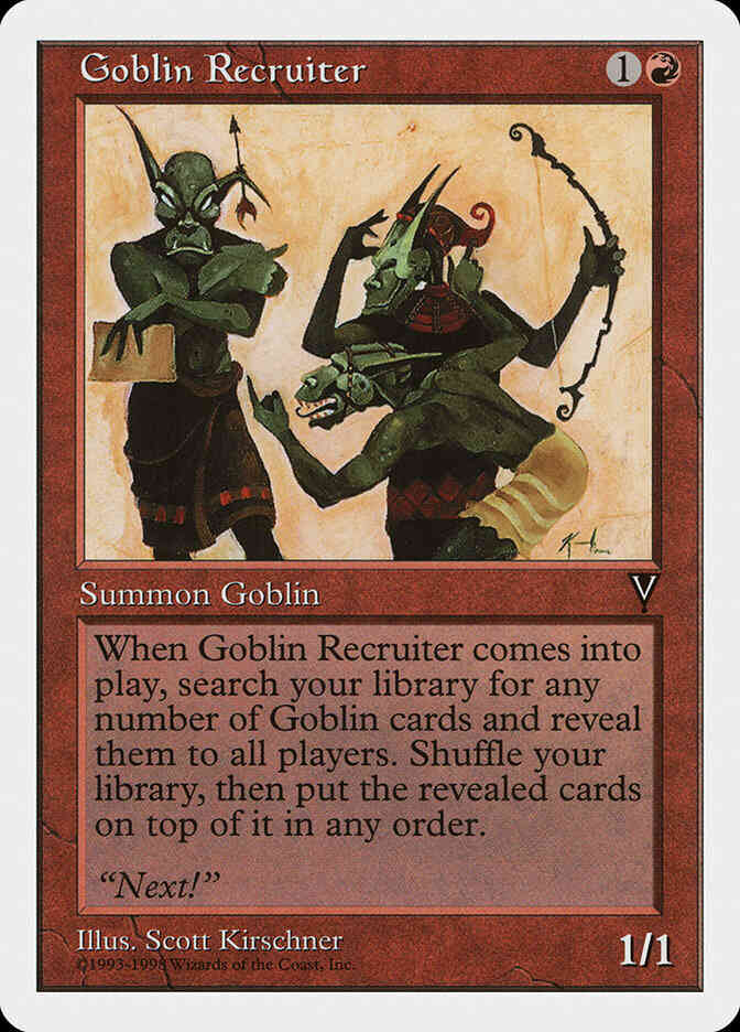 Goblin Recruiter [38] [Anthologies] [Non-Foil]