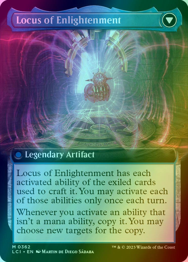 The Enigma Jewel // Locus of Enlightenment [362] [Extended Art] [The Lost Caverns of Ixalan] [Foil]