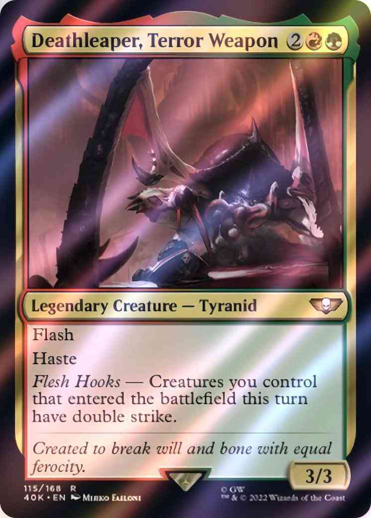Deathleaper, Terror Weapon [115] [Universes Beyond: Warhammer 40,000] [Surge Foil]