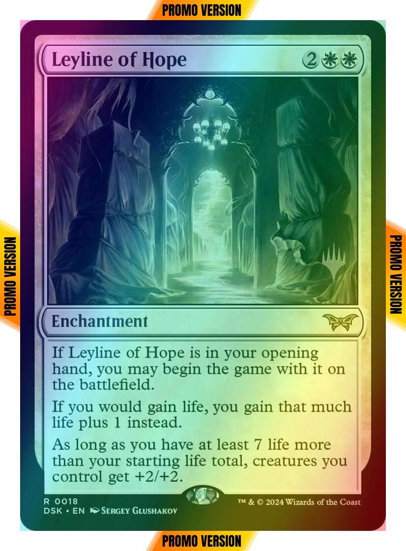 Leyline of Hope [18p] [Promo Pack] [Duskmourn: House of Horror: Promos] [Foil]