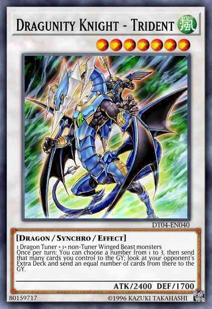 Dragunity Knight - Trident - HA04-EN028 - Secret Rare - 1st Edition