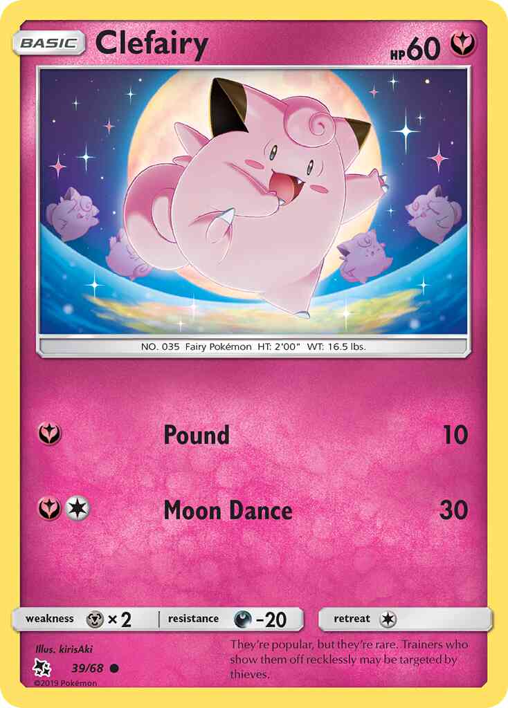 Clefairy - 39/68 - Common [sm115-39] [Non-Holo]