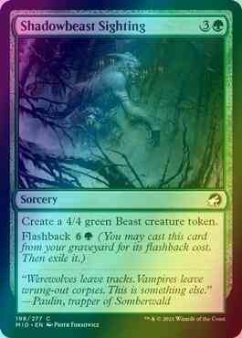 Shadowbeast Sighting [198] [Innistrad: Midnight Hunt] [Foil]