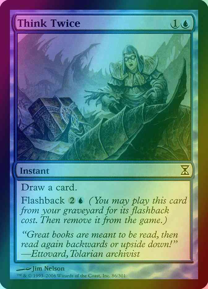 Think Twice [86] [Time Spiral] [Foil]