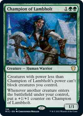 Champion of Lambholt [136] [Innistrad: Midnight Hunt: Commander] [Non-Foil]