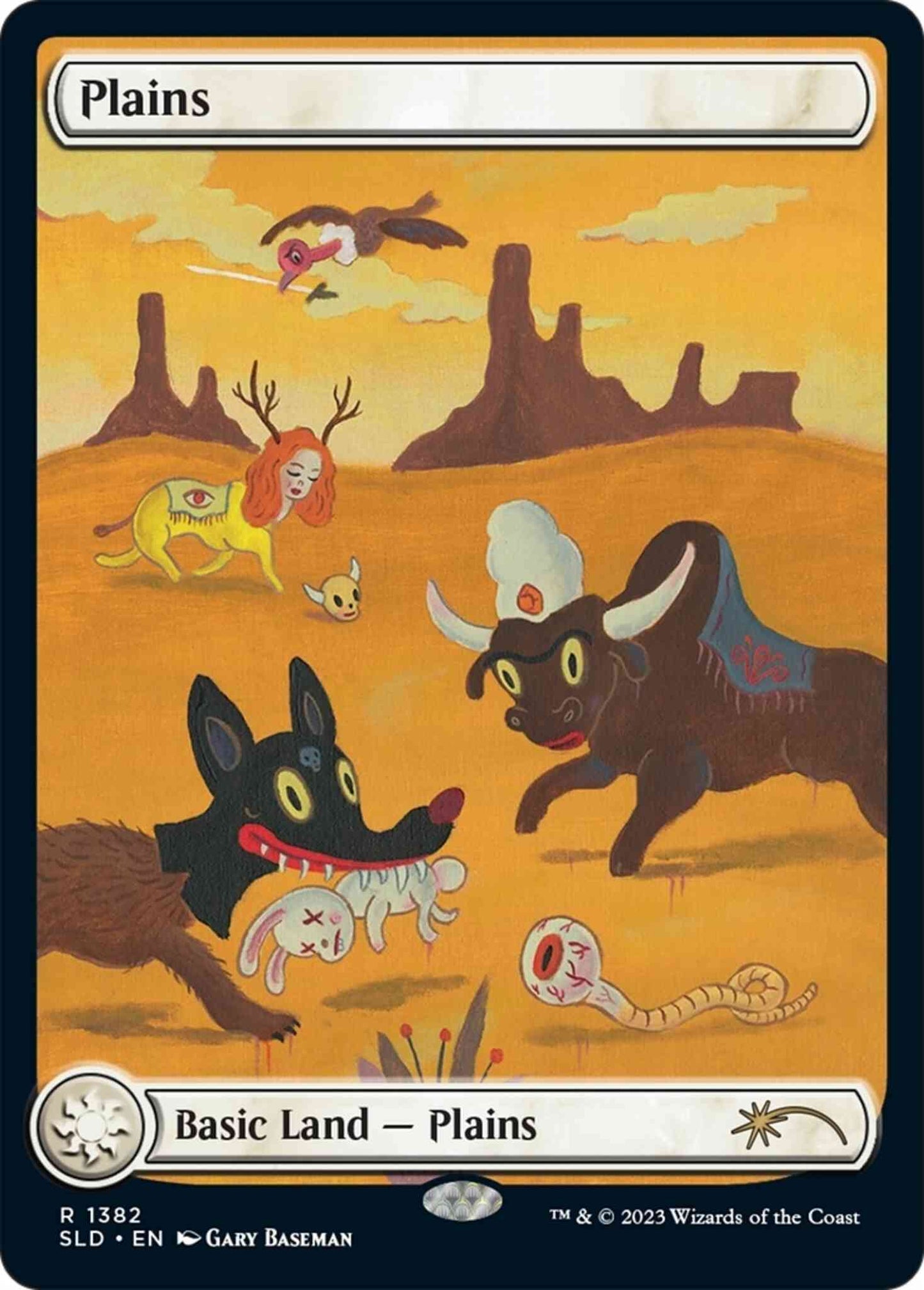 Plains [1382] [Full Art] [Gary Baseman] [Secret Lair Drop] [Non-Foil]