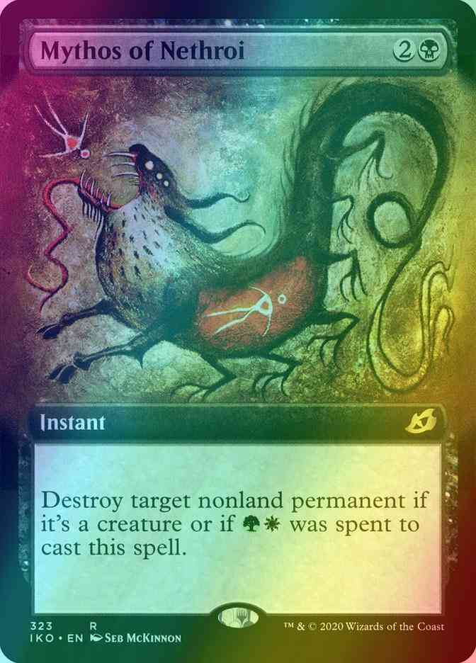 Mythos of Nethroi [323] [Extended Art] [Ikoria: Lair of Behemoths] [Foil]