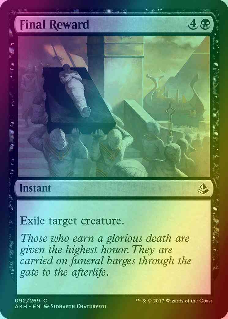 Final Reward [92] [Amonkhet] [Foil]