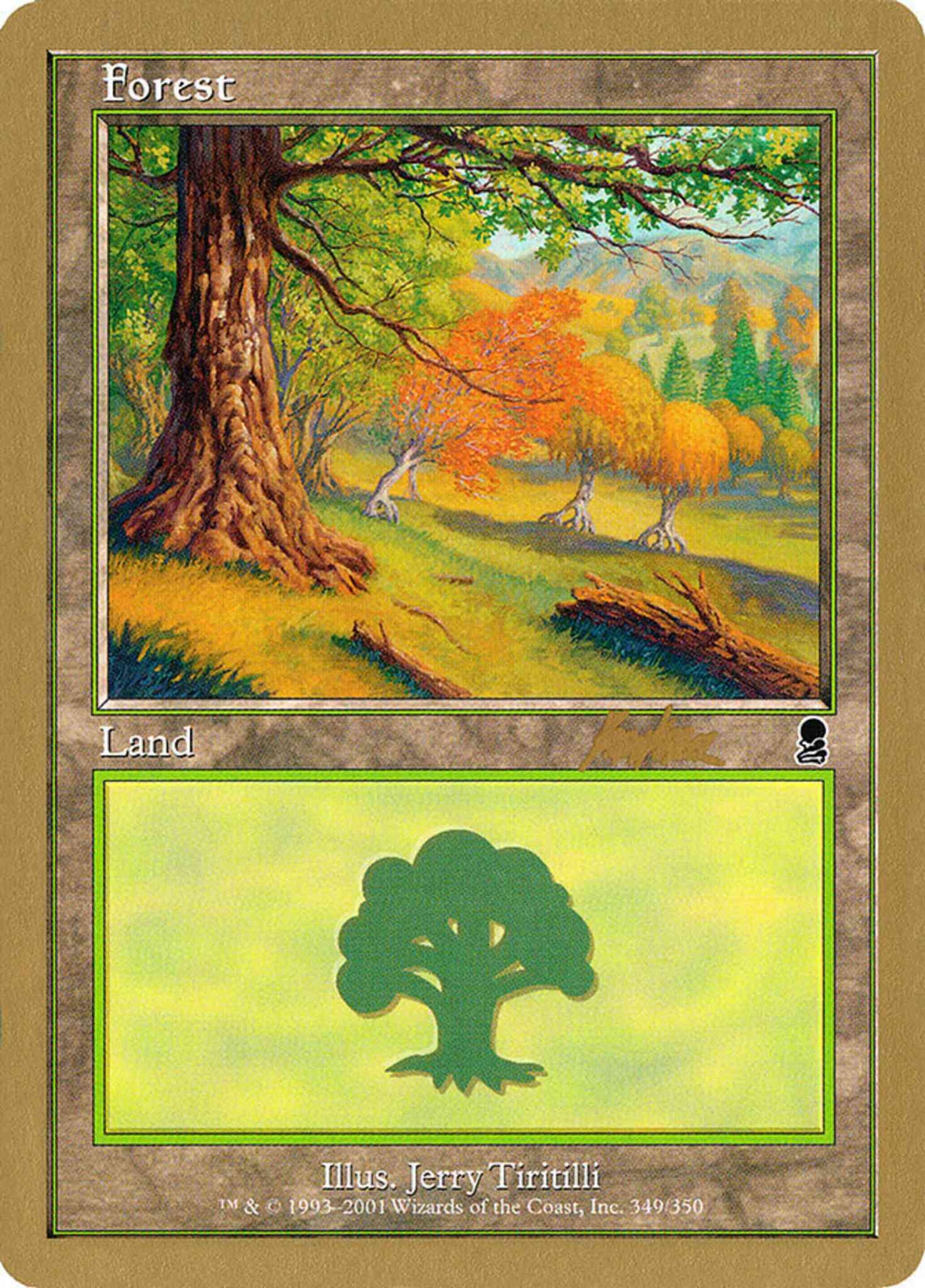 Forest [bk349] [Brian Kibler] [349] [World Championship Decks 2002] [Non-Foil]