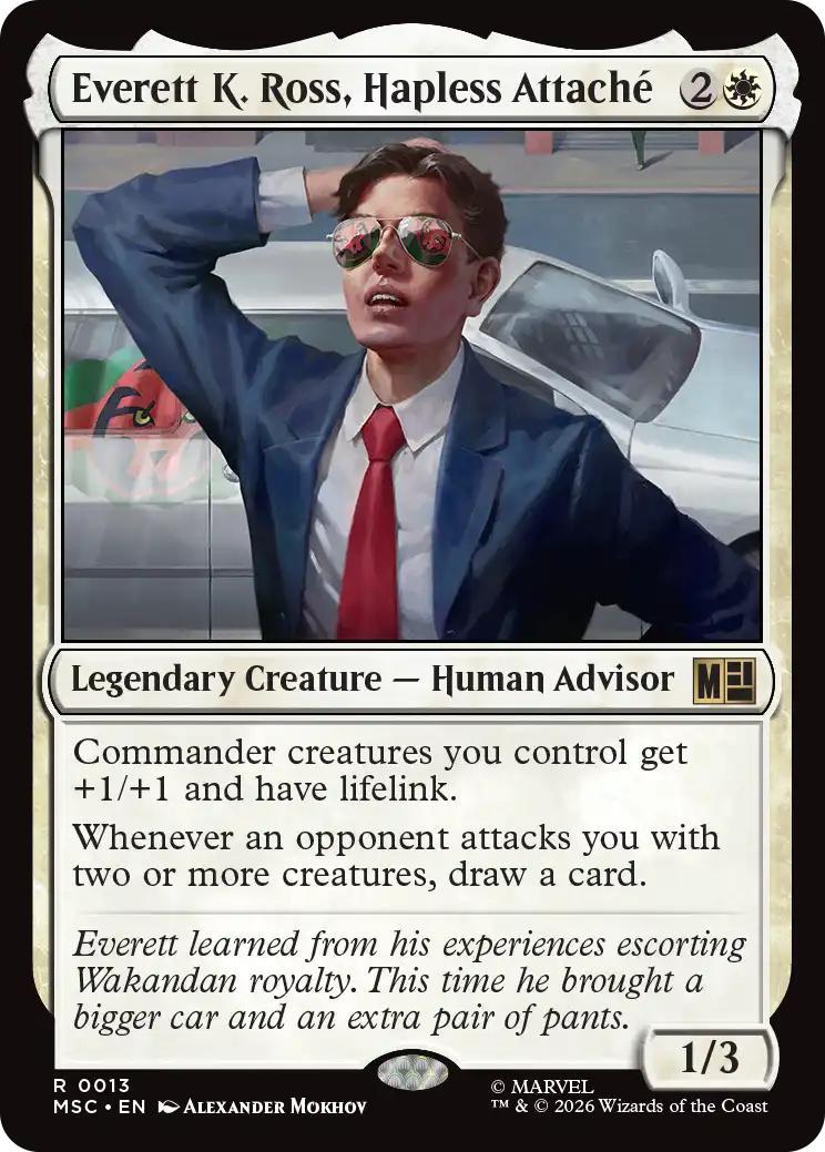 Everett K. Ross, Hapless Attaché [13] [Marvel Super Heroes: Commander] [Non-Foil]