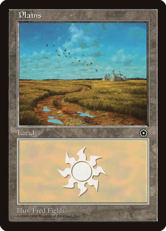 Plains [153] [Birds in Sky] [Portal Second Age] [Non-Foil]