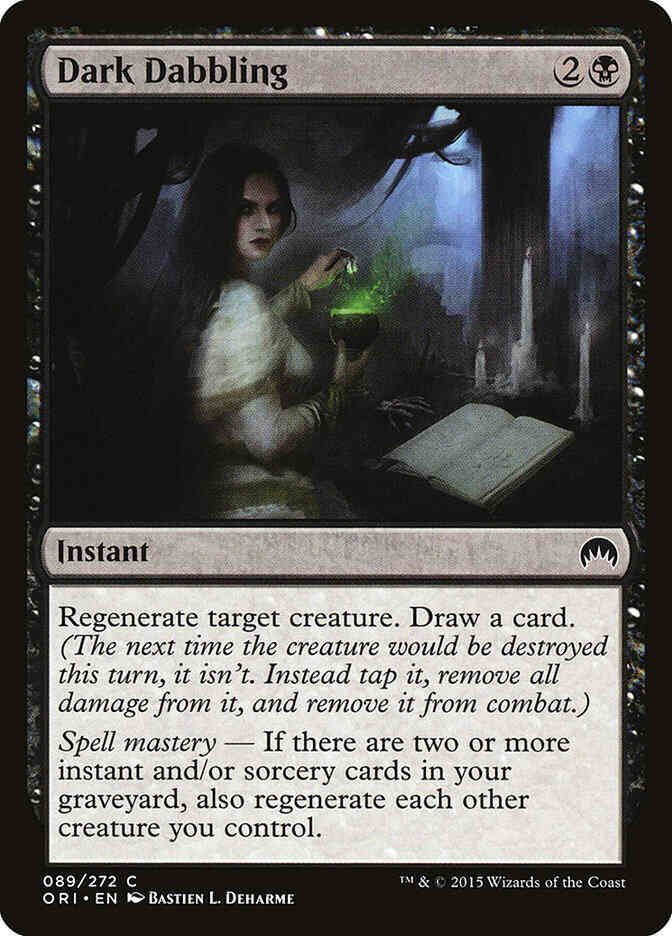 Dark Dabbling [89] [Magic Origins] [Non-Foil]