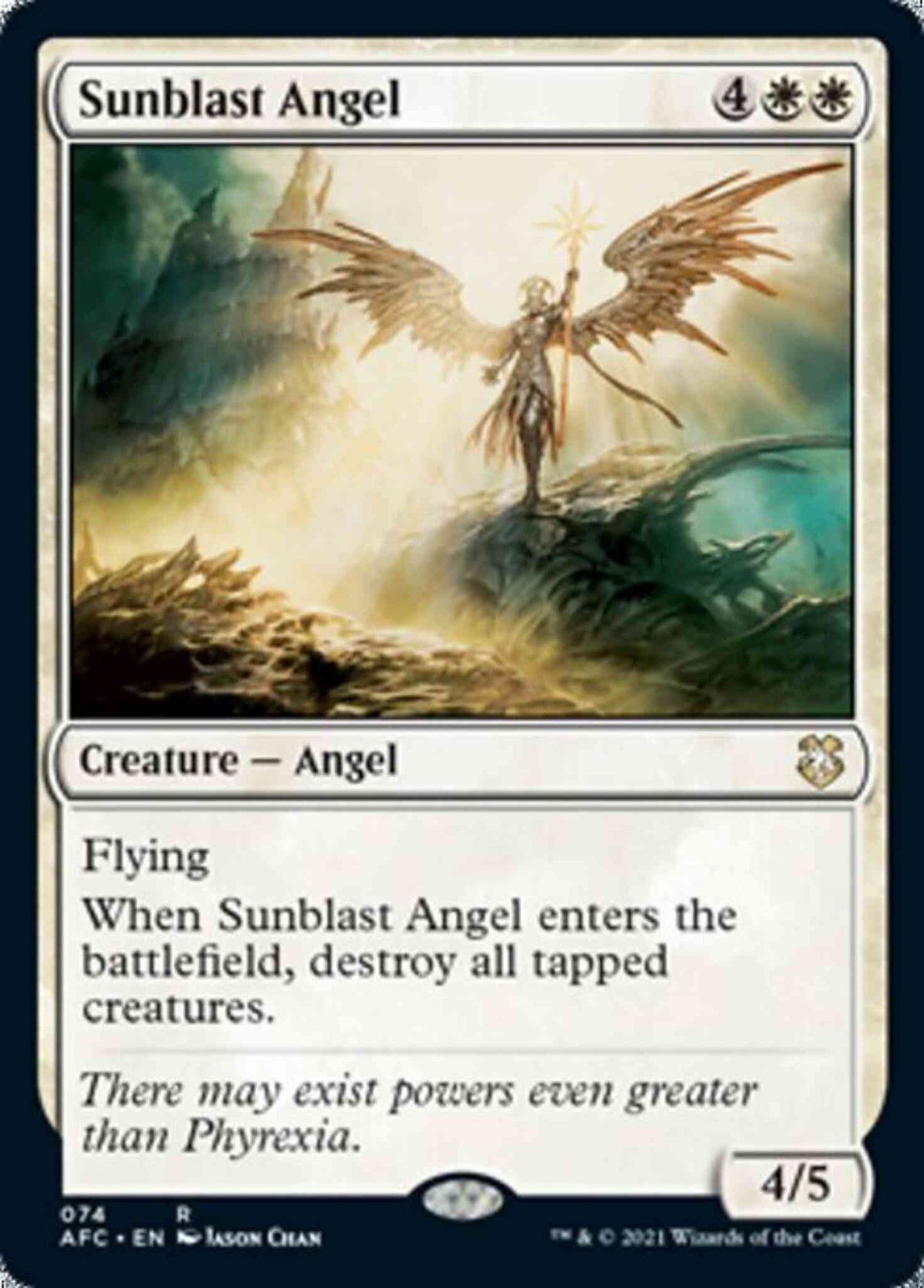 Sunblast Angel [74] [Adventures in the Forgotten Realms Commander] [Non-Foil]