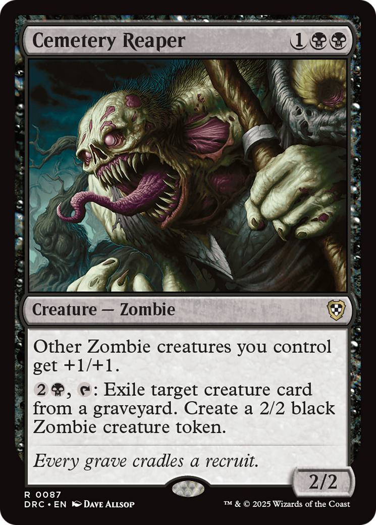Cemetery Reaper [87] [Aetherdrift: Commander] [Non-Foil]
