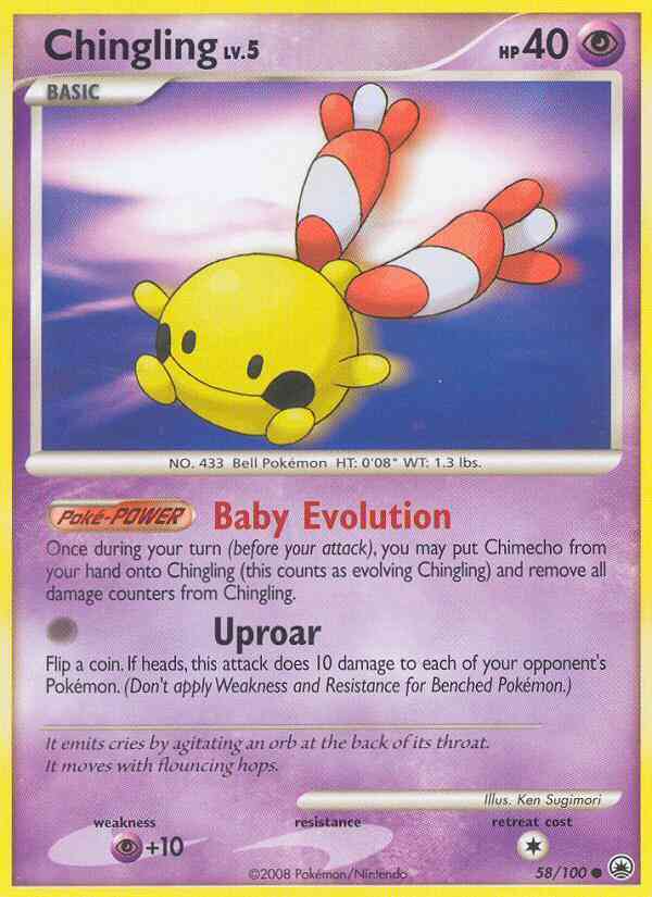 Chingling - 58/100 - Common [dp5-58] [Reverse Holo]