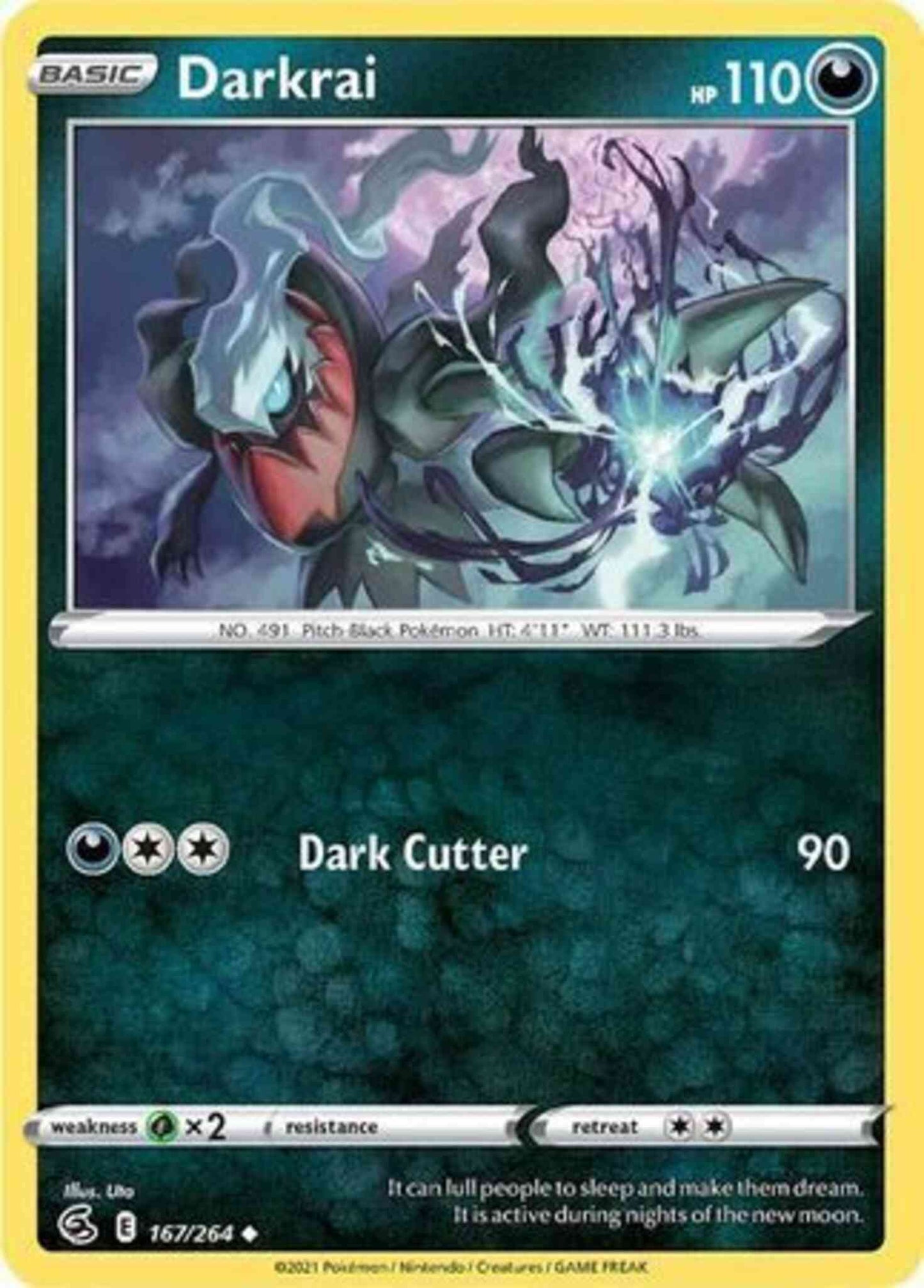 Darkrai - 167/264 - Uncommon [SWSH8-167] [Non-Holo]