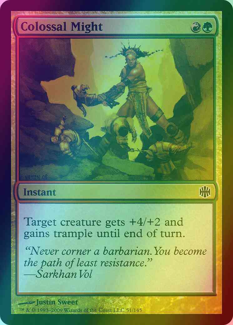 Colossal Might [51] [Alara Reborn] [Foil]