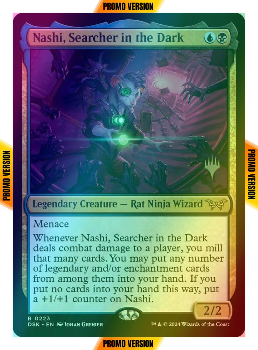 Nashi, Searcher in the Dark [223p] [Promo Pack] [Duskmourn: House of Horror: Promos] [Foil]