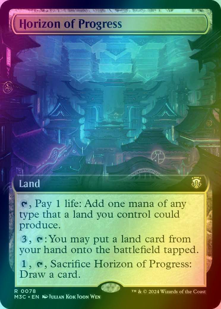 Horizon of Progress [78] [Extended Art] [Modern Horizons 3: Commander] [Ripple Foil]