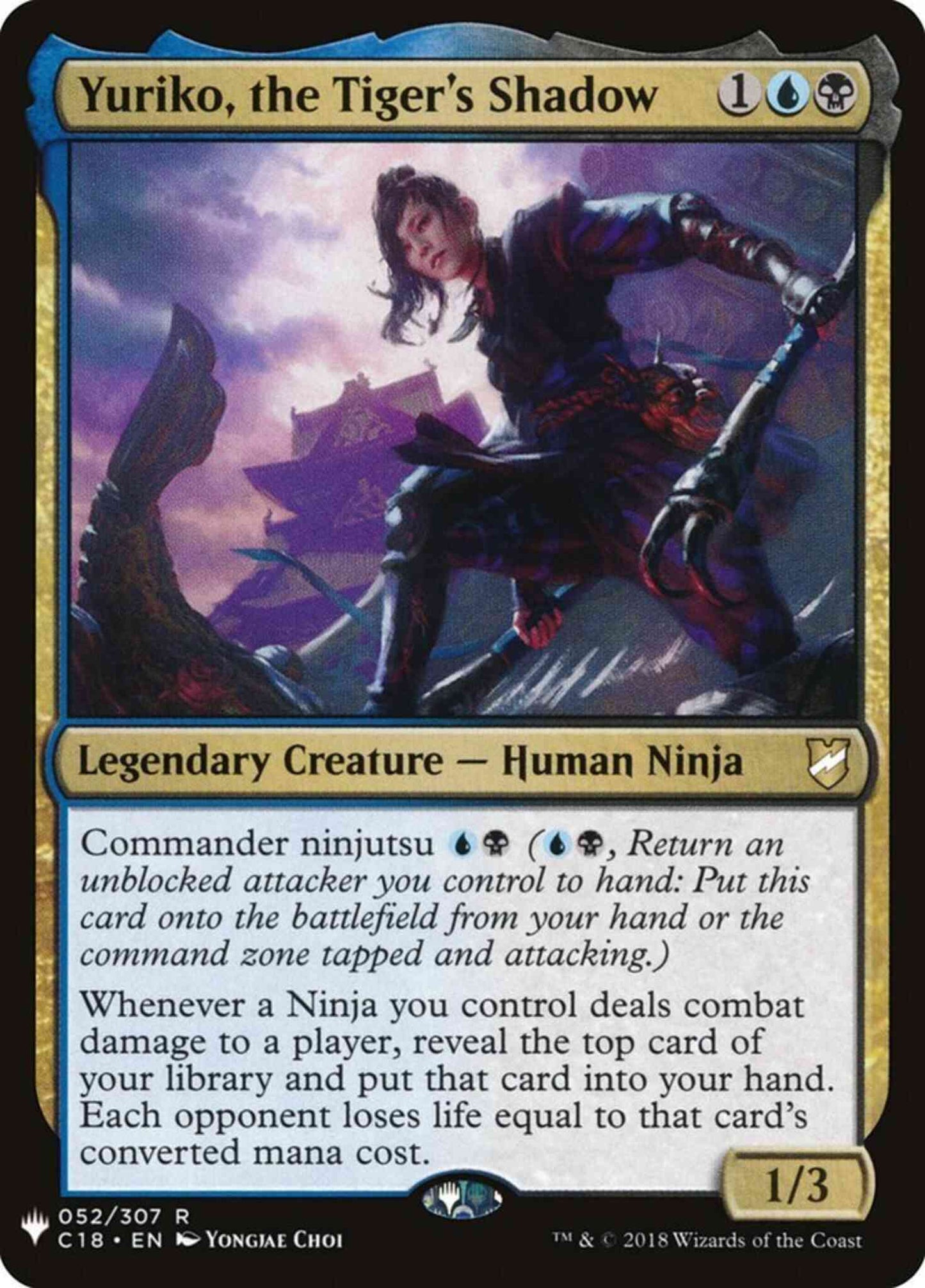 Yuriko, the Tiger's Shadow [C18-52] [The List] [Non-Foil]