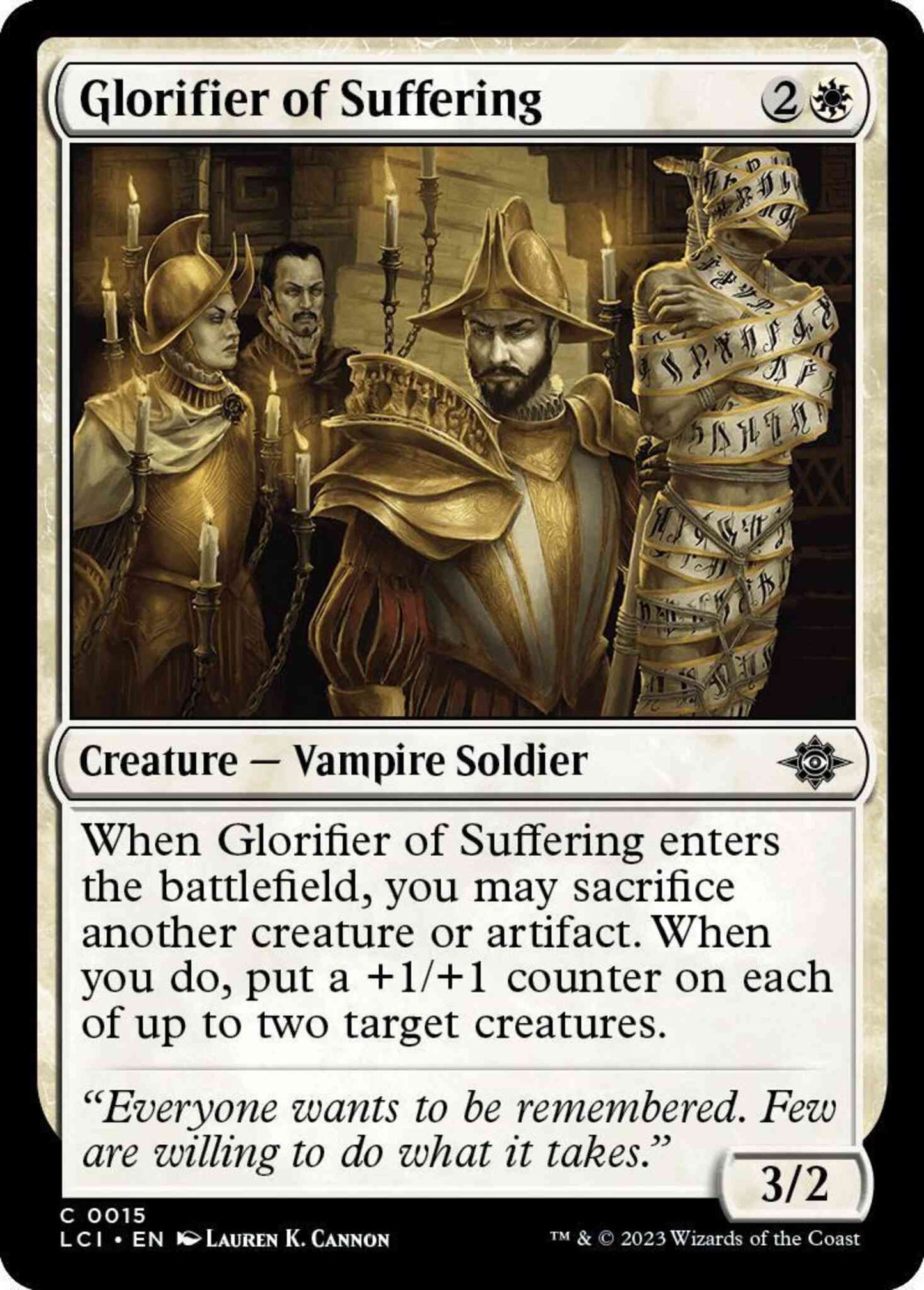 Glorifier of Suffering [15] [The Lost Caverns of Ixalan] [Non-Foil]