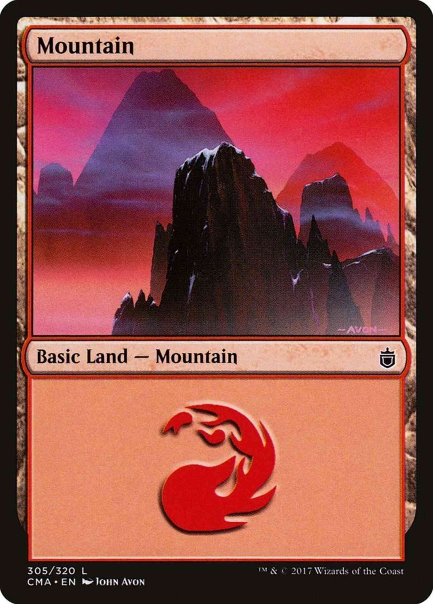 Mountain [305] [Commander Anthology] [Non-Foil]