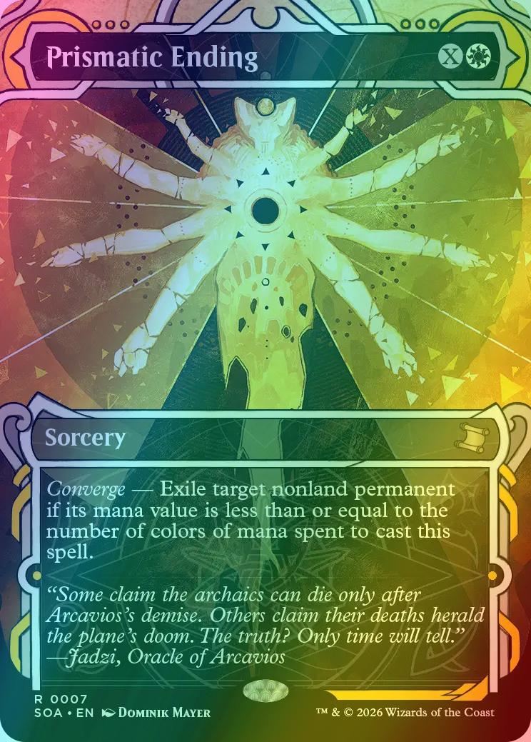 Prismatic Ending [7] [Showcase] [Secrets of Strixhaven: Mystical Archive] [Foil]