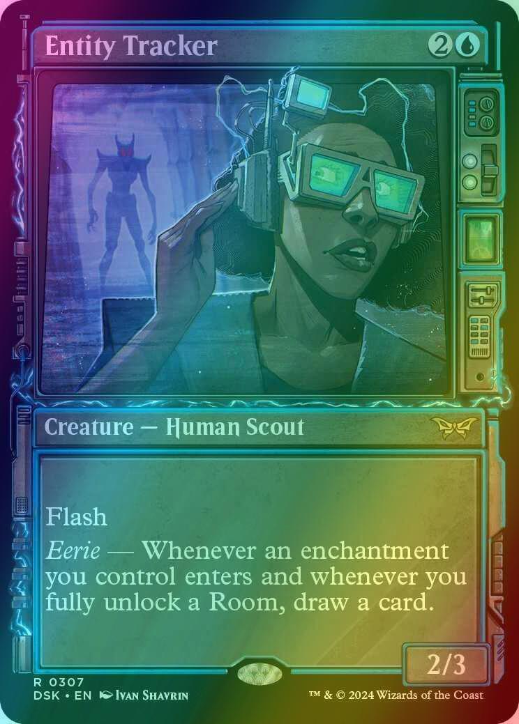 Entity Tracker [307] [Paranormal Frame] [Duskmourn: House of Horror] [Foil]