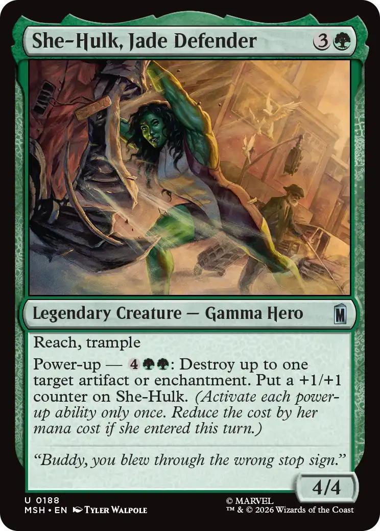 She-Hulk, Jade Defender [188] [Marvel Super Heroes] [Non-Foil]