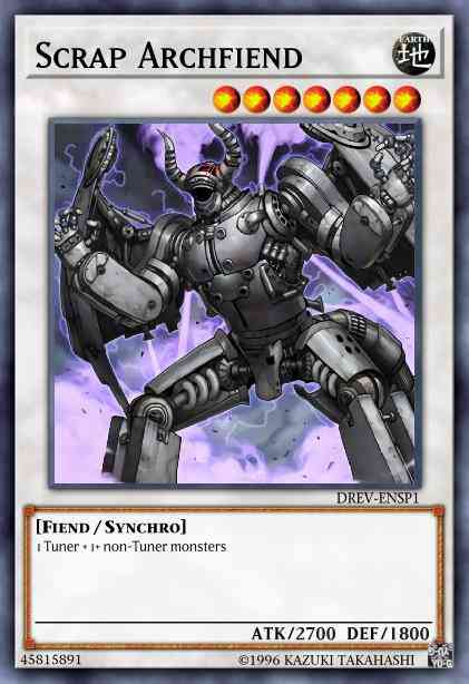 Scrap Archfiend - DREV-EN000 - Super Rare - 1st Edition