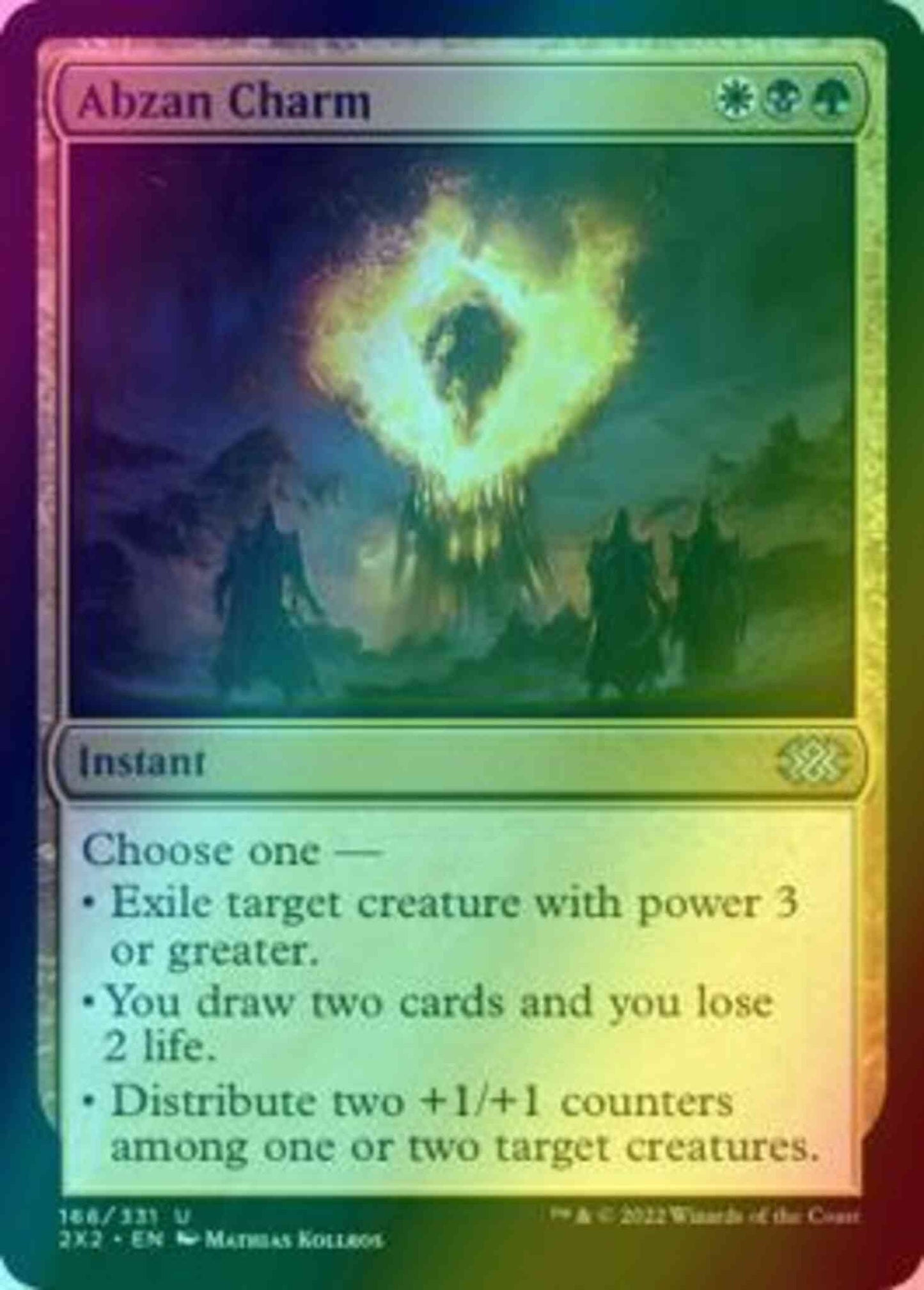 Abzan Charm [166] [Double Masters 2022] [Foil]