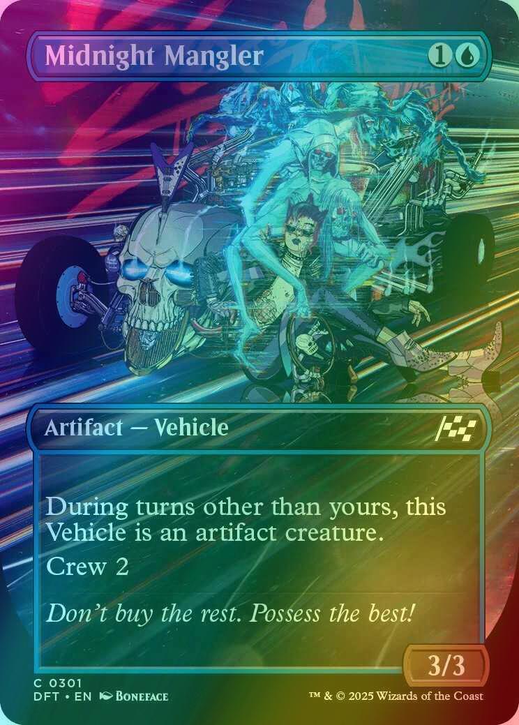 Midnight Mangler [301] [Borderless] [Revved Up] [Aetherdrift] [Foil]