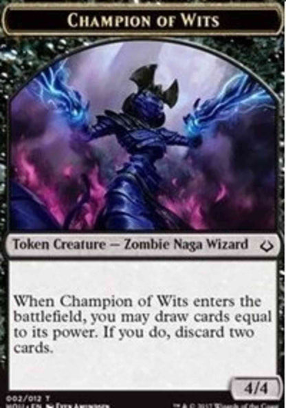 Champion of Wits Token (02) // Insect Token (12) [Hour of Devastation Tokens] [Non-Foil]