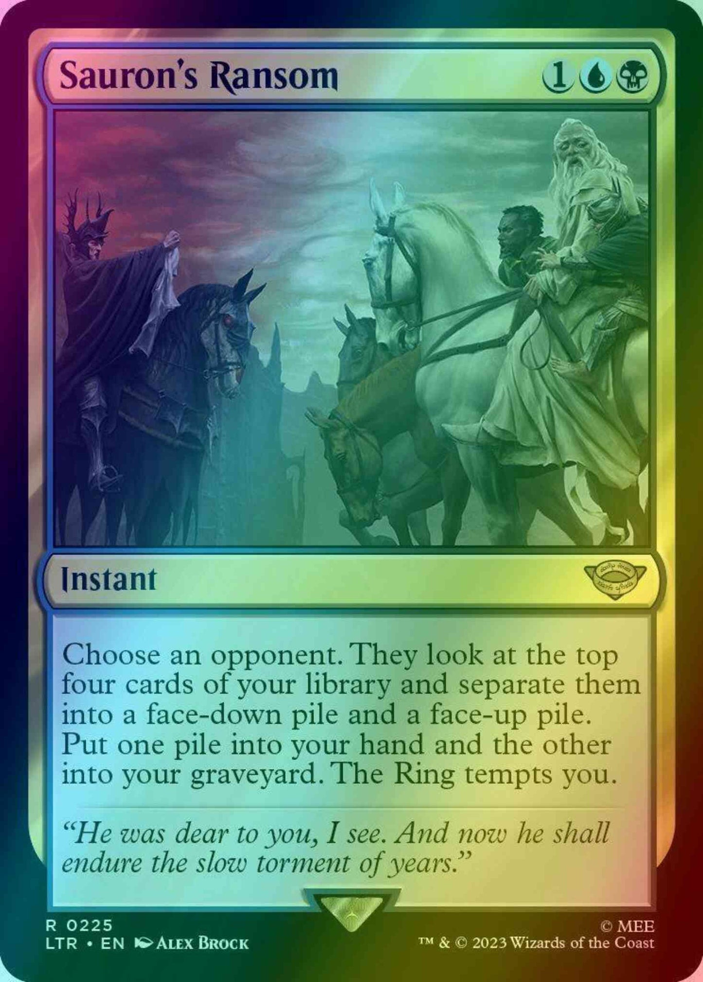 Sauron's Ransom [225] [The Lord of the Rings: Tales of Middle-earth] [Foil]
