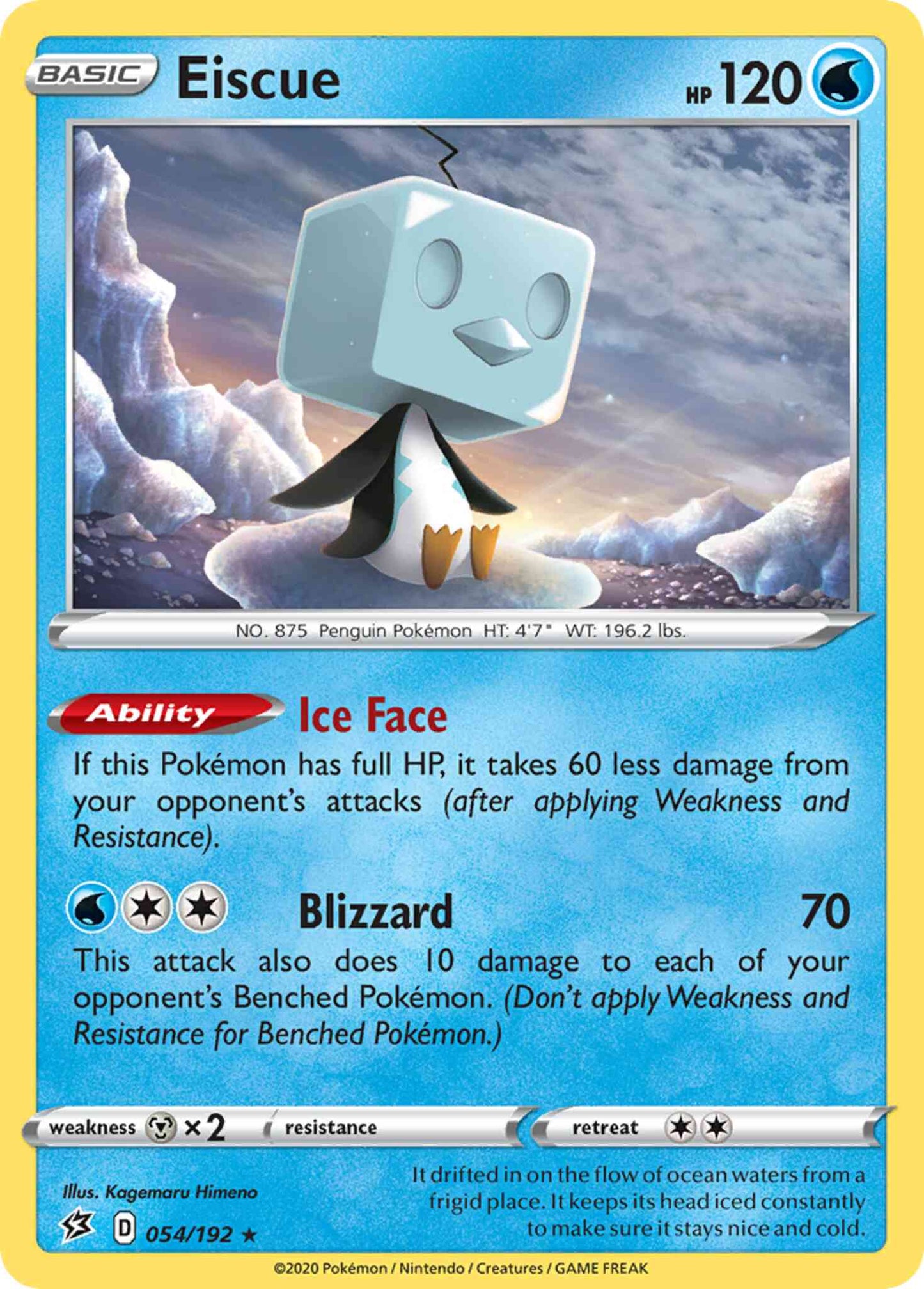 Eiscue - 054/192 - Rare Holo [swsh2-054] [Holo]