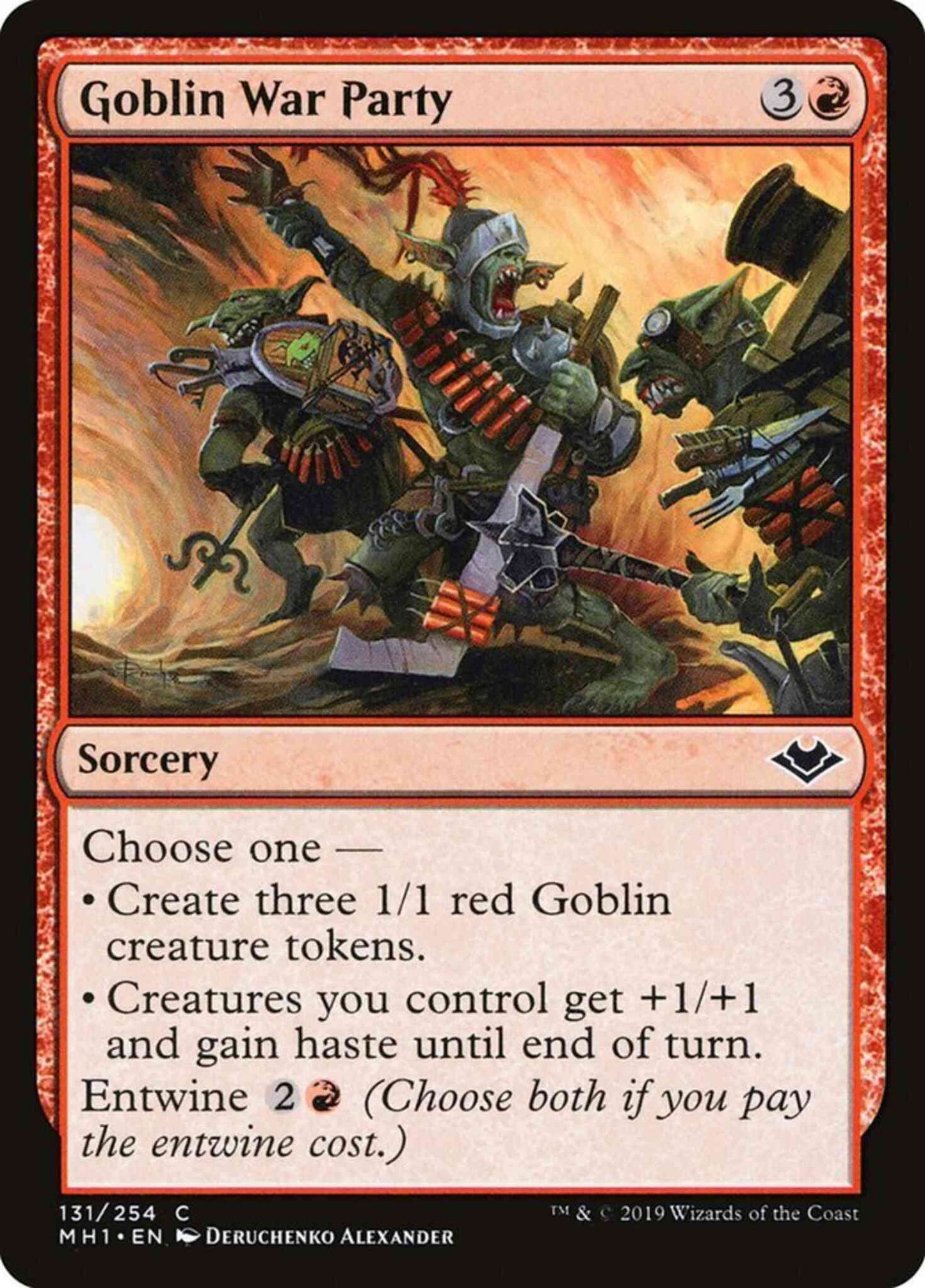 Goblin War Party [131] [Modern Horizons] [Non-Foil]